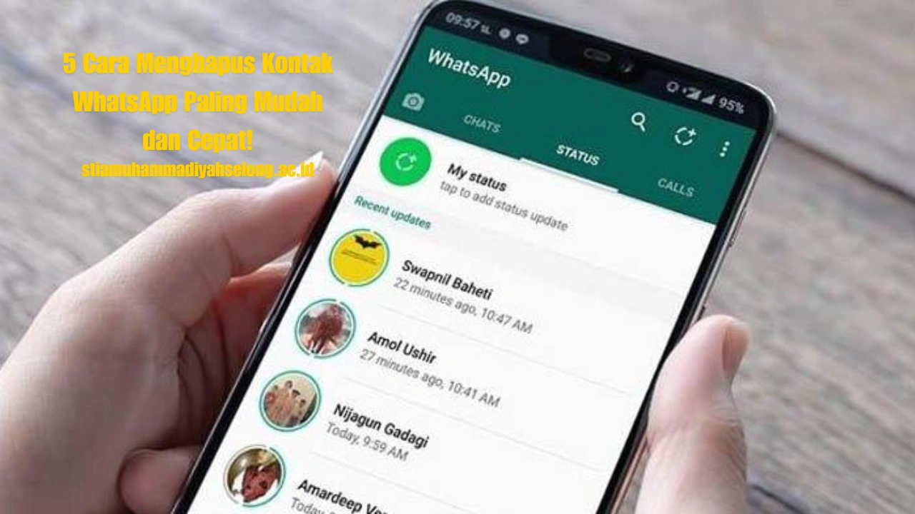 5 Cara Menghapus Kontak WhatsApp Paling Mudah dan Cepat!